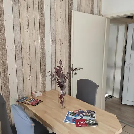 アパート Zentrale 2-Zimmer-Apartment Nahe Hannover-Messe & City Kueche & Waschmaschine ヒルデスハイム